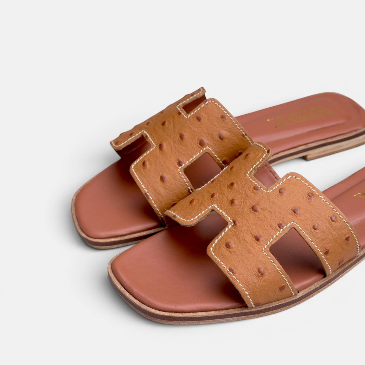 Volzak 900 Sandale en cuir Camel classique (Édition Limitée)