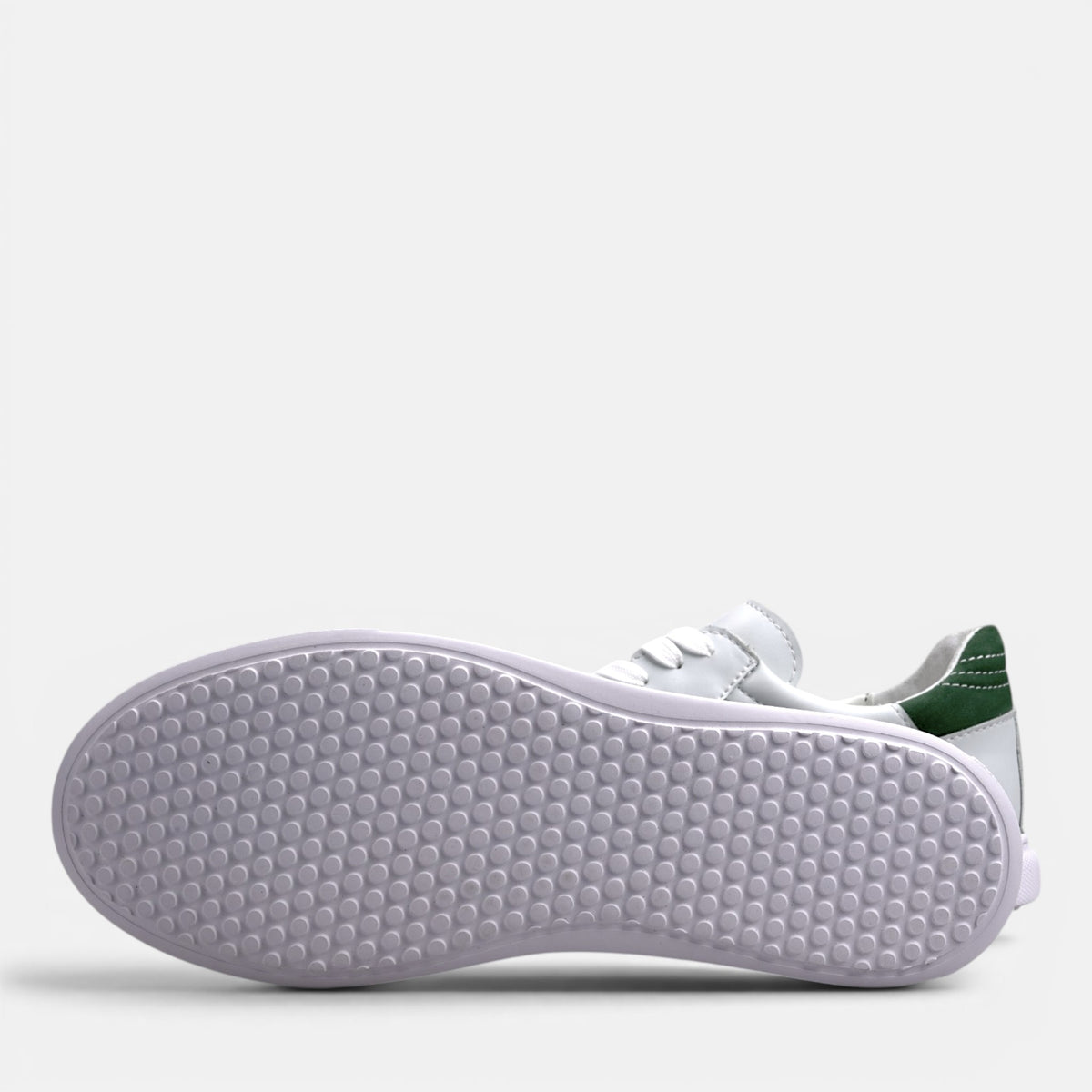 Volzak 714 Basket en cuir Blanc Vert