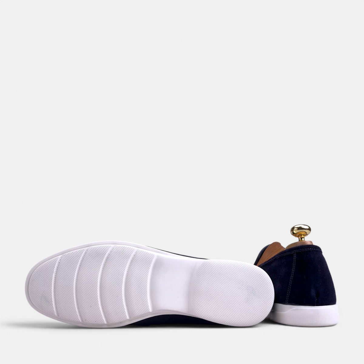 Volzak 3063 Mocassin en daim Bleu