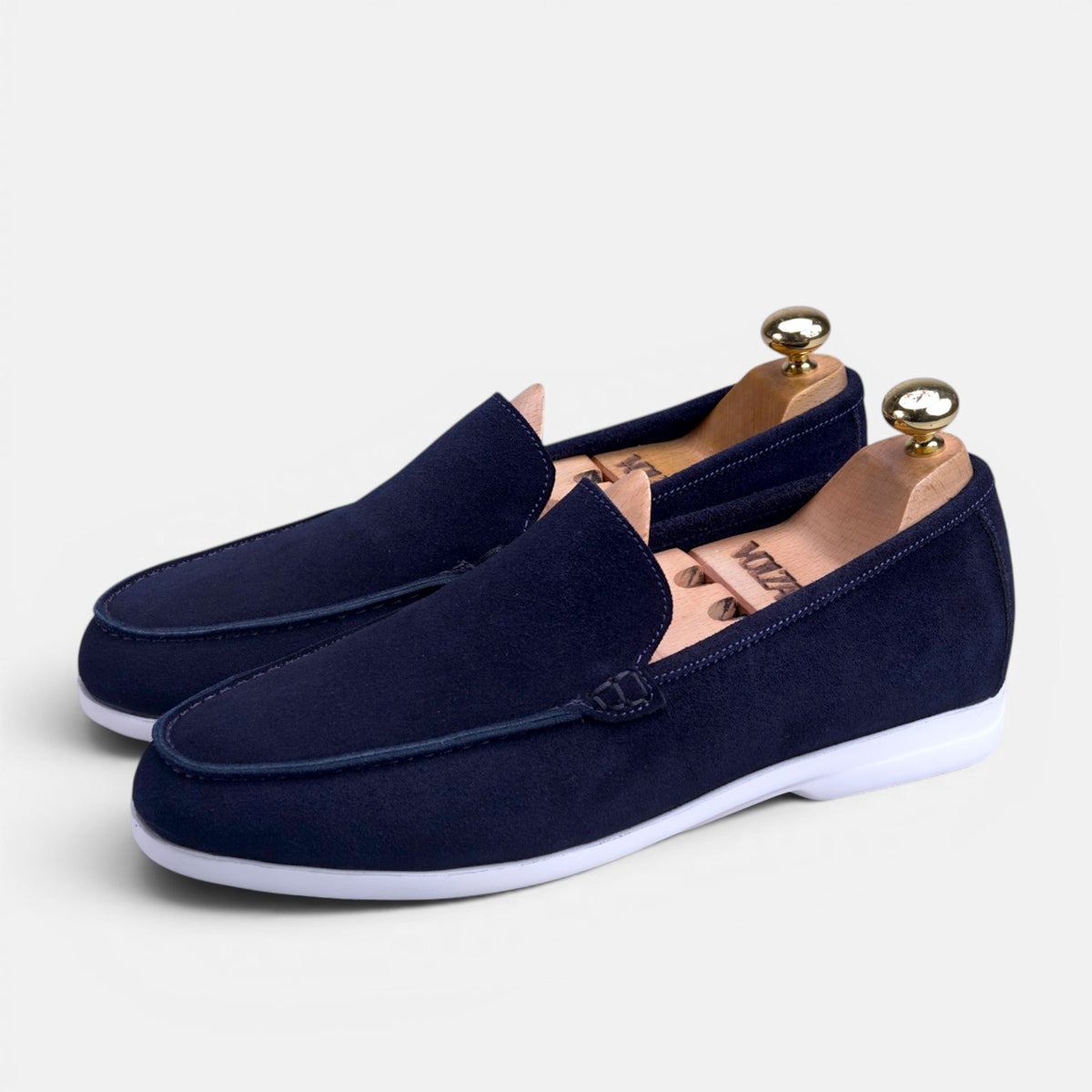 Volzak 3063 Mocassin en daim Bleu