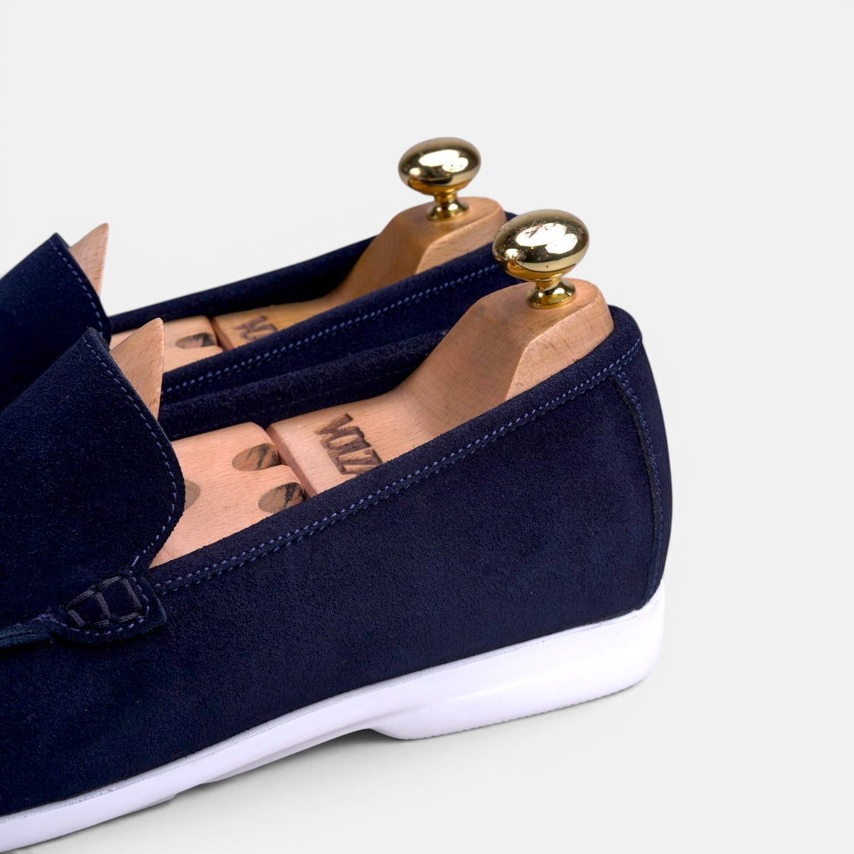 Volzak 3063 Mocassin en daim Bleu