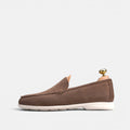 Volzak 3063 Mocassin en daim Taupe