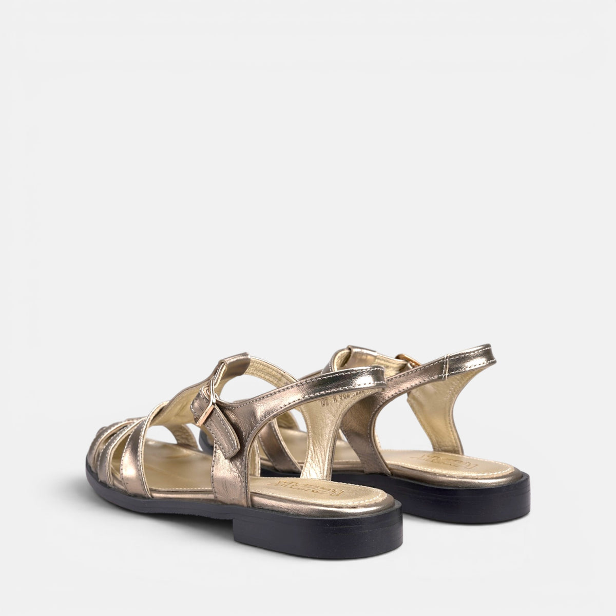Volzak 982 Sandale en cuir Bronze