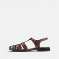 Volzak 982 Sandale en cuir Marron