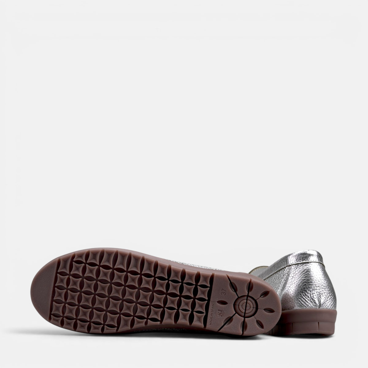 Volzak 897 Mocassin en cuir Argenté