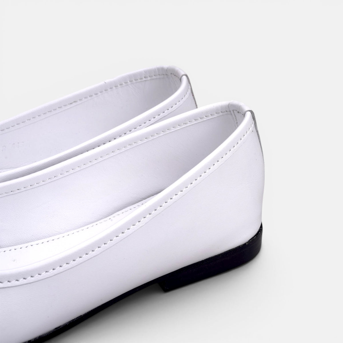 Volzak 078 Ballerine en cuir Blanc