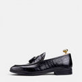 Volzak 5614 chaussure en cuir Noir Croco
