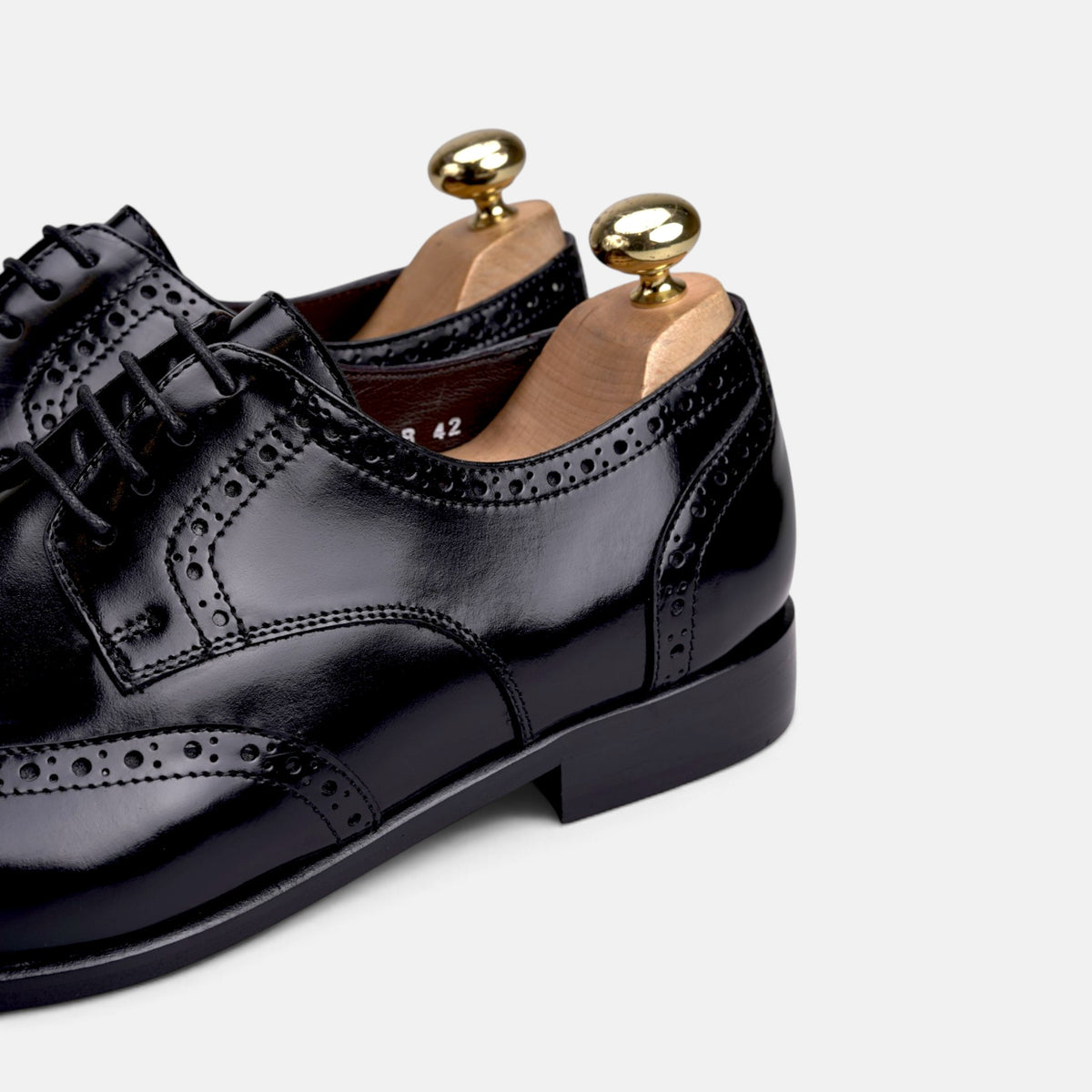 Volzak 5615 chaussure en cuir Démasquable Noir