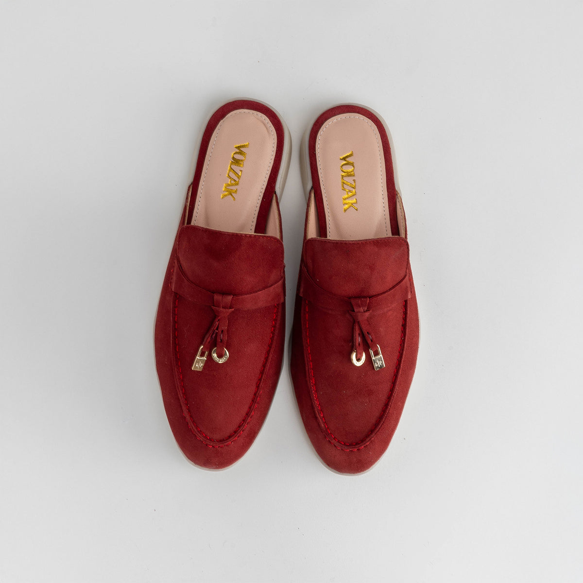 Volzak 0777 Bordeaux Suede Mule