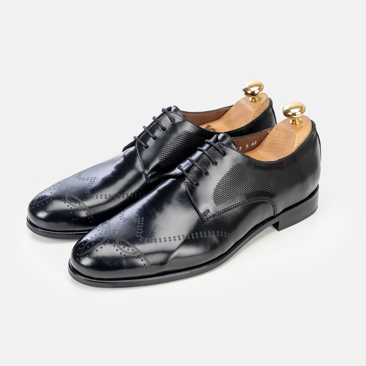 Volzak 5343 Black Demaskable Leather Shoe