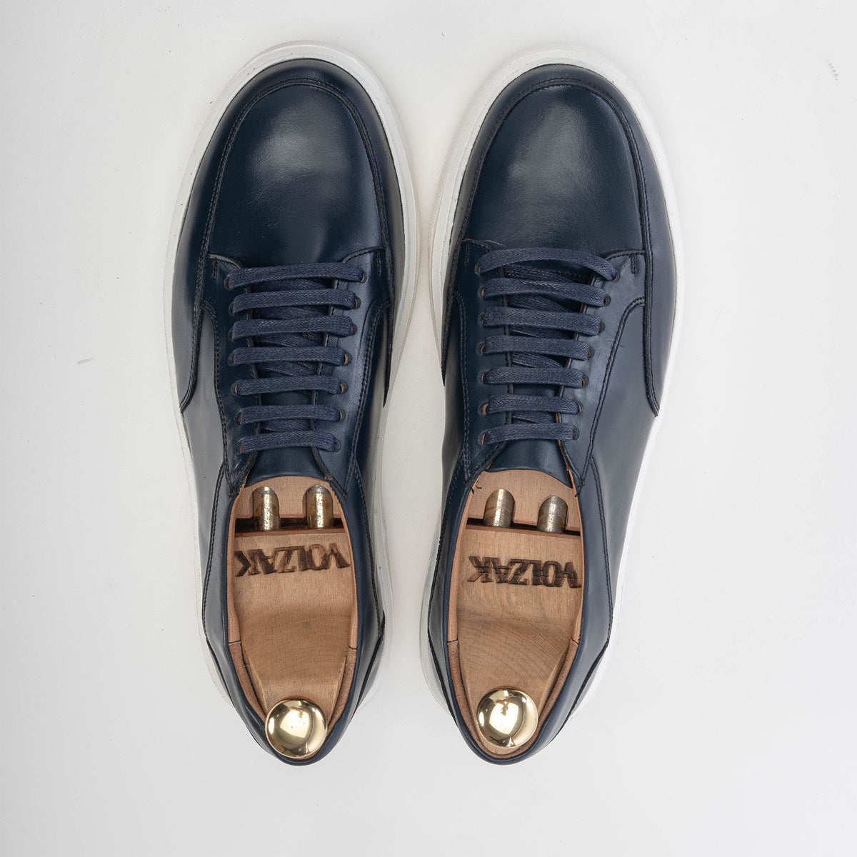 Volzak 5230 Blue Leather Sneaker