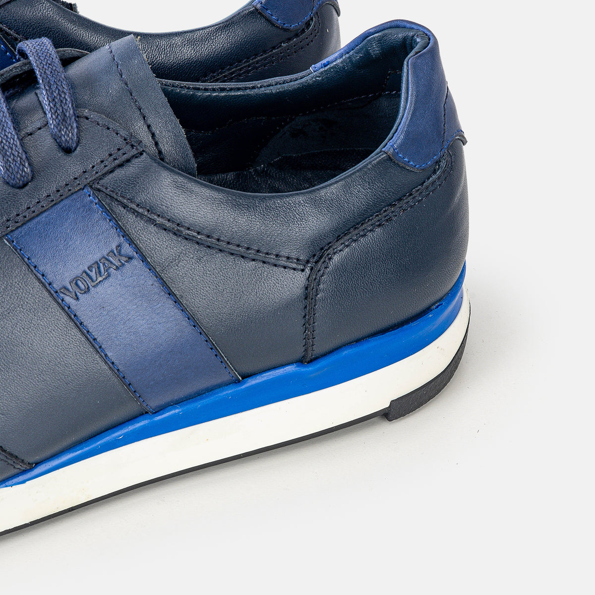 Volzak 6048 Leather sneaker Blue