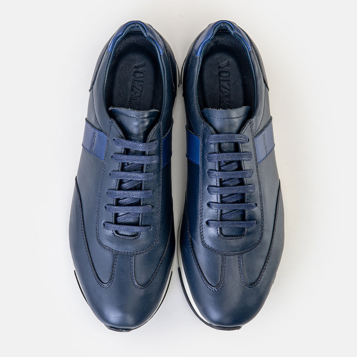 Volzak 6048 Leather sneaker Blue