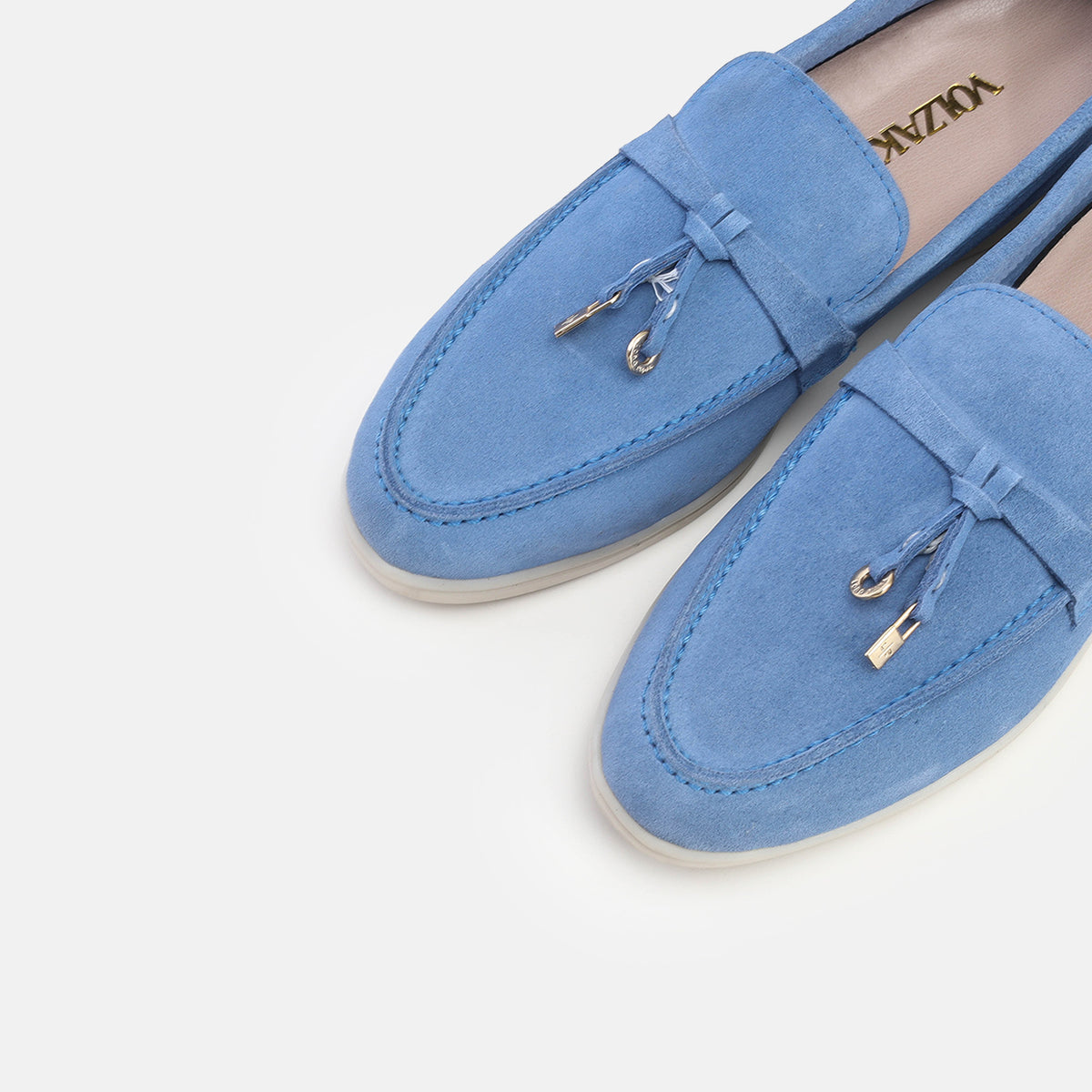 Volzak 32 Suede Shoe Blue Bic