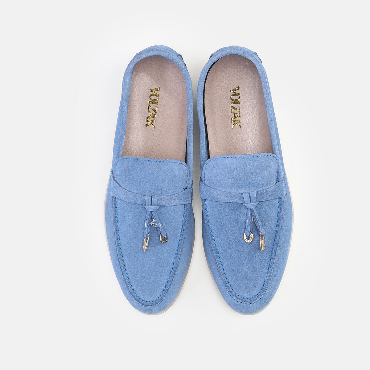 Volzak 32 Suede Shoe Blue Bic