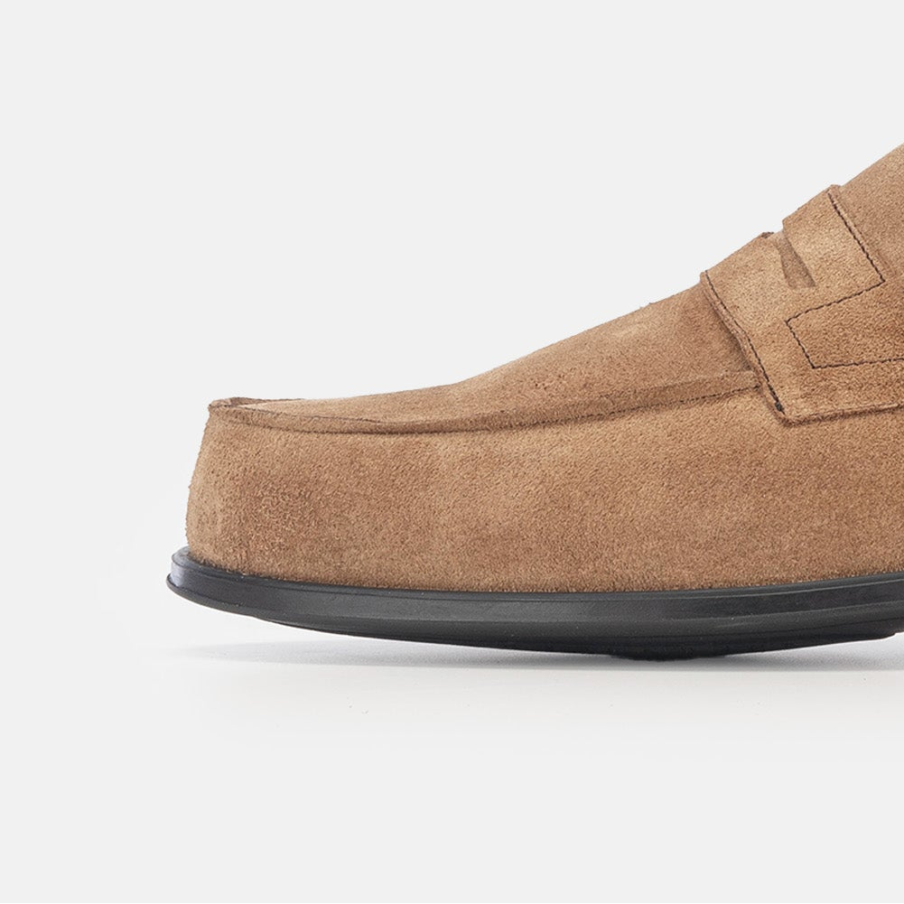 Volzak 5157 sand suede loafer