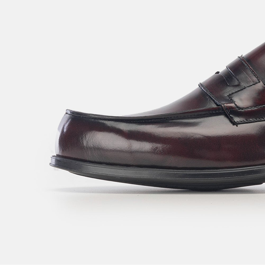 Volzak 5157 burgundy removable leather moccasin
