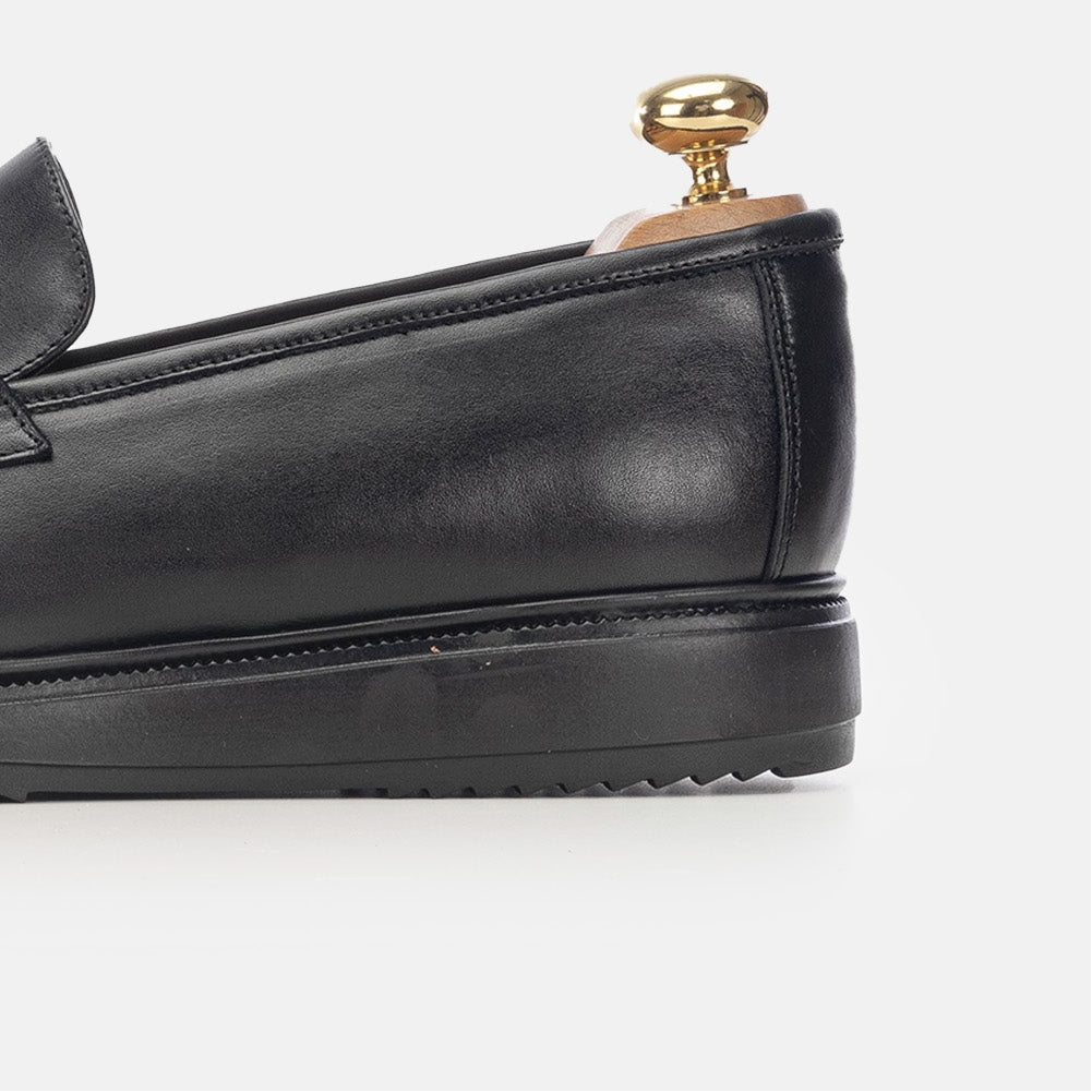 Volzak 5229 black leather shoe