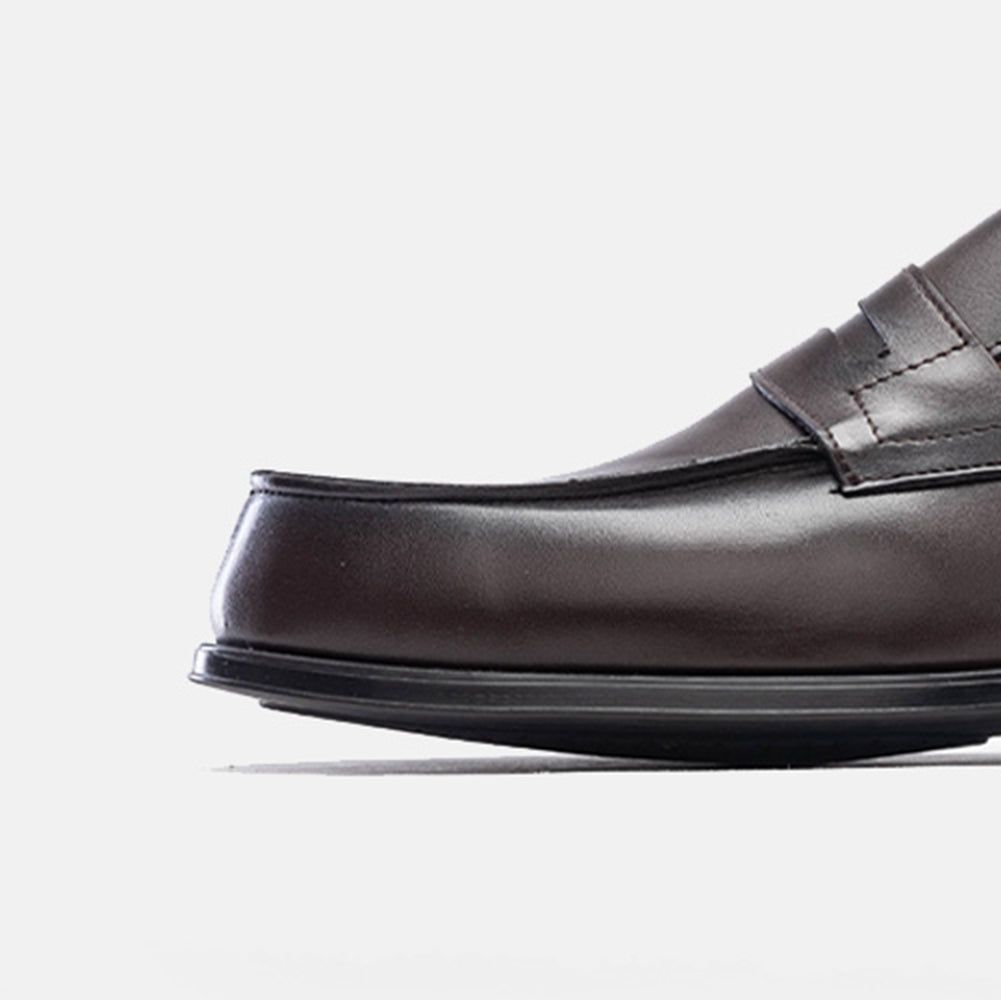 Volzak 5157 Penny Loafer in Brown Leather