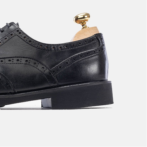 Volzak 5166 black leather shoe