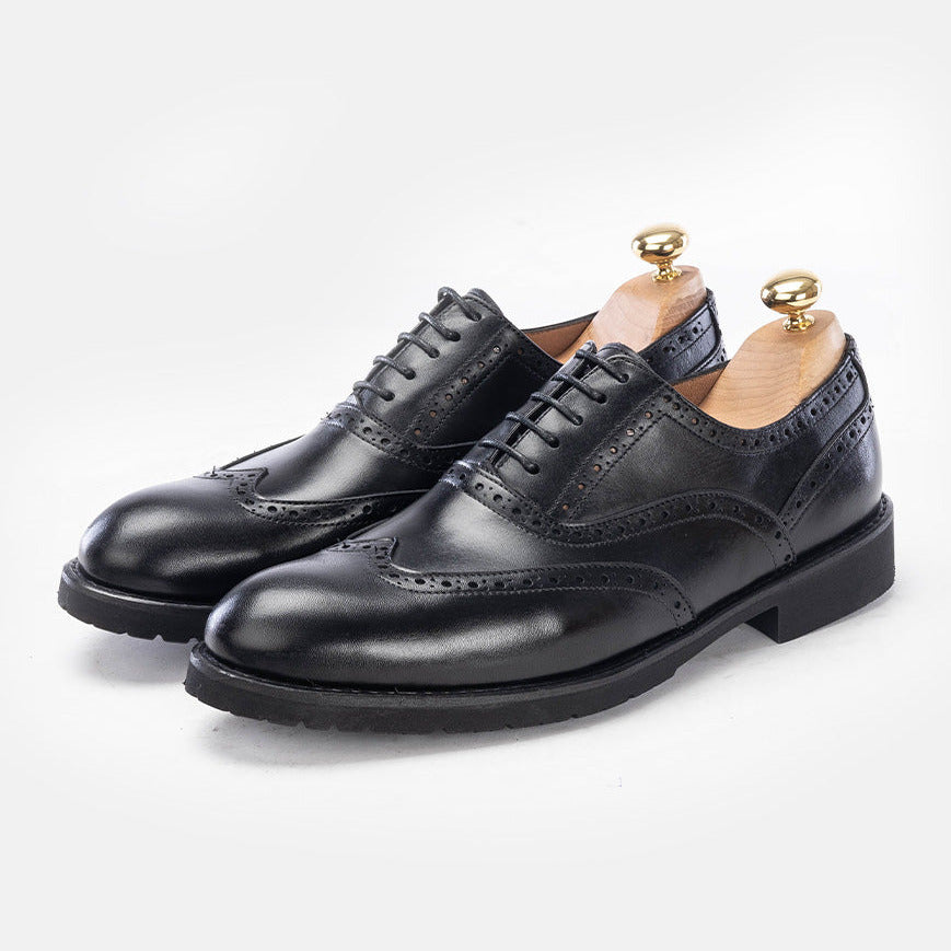 Volzak 5166 black leather shoe