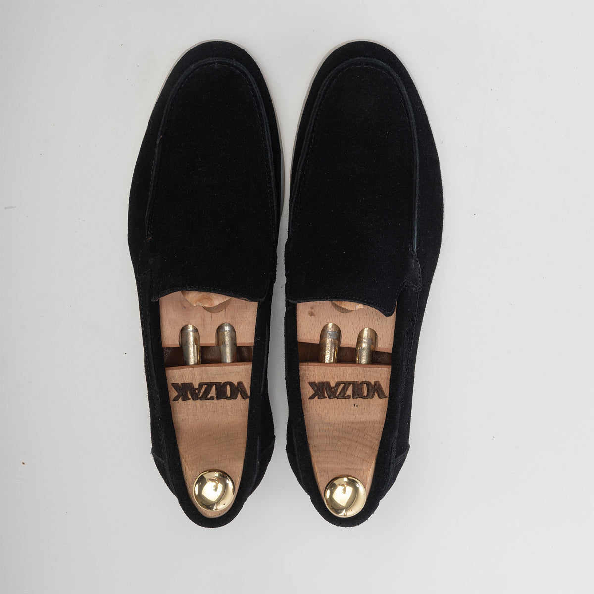 Volzak 5225 Mocassin en daim noir