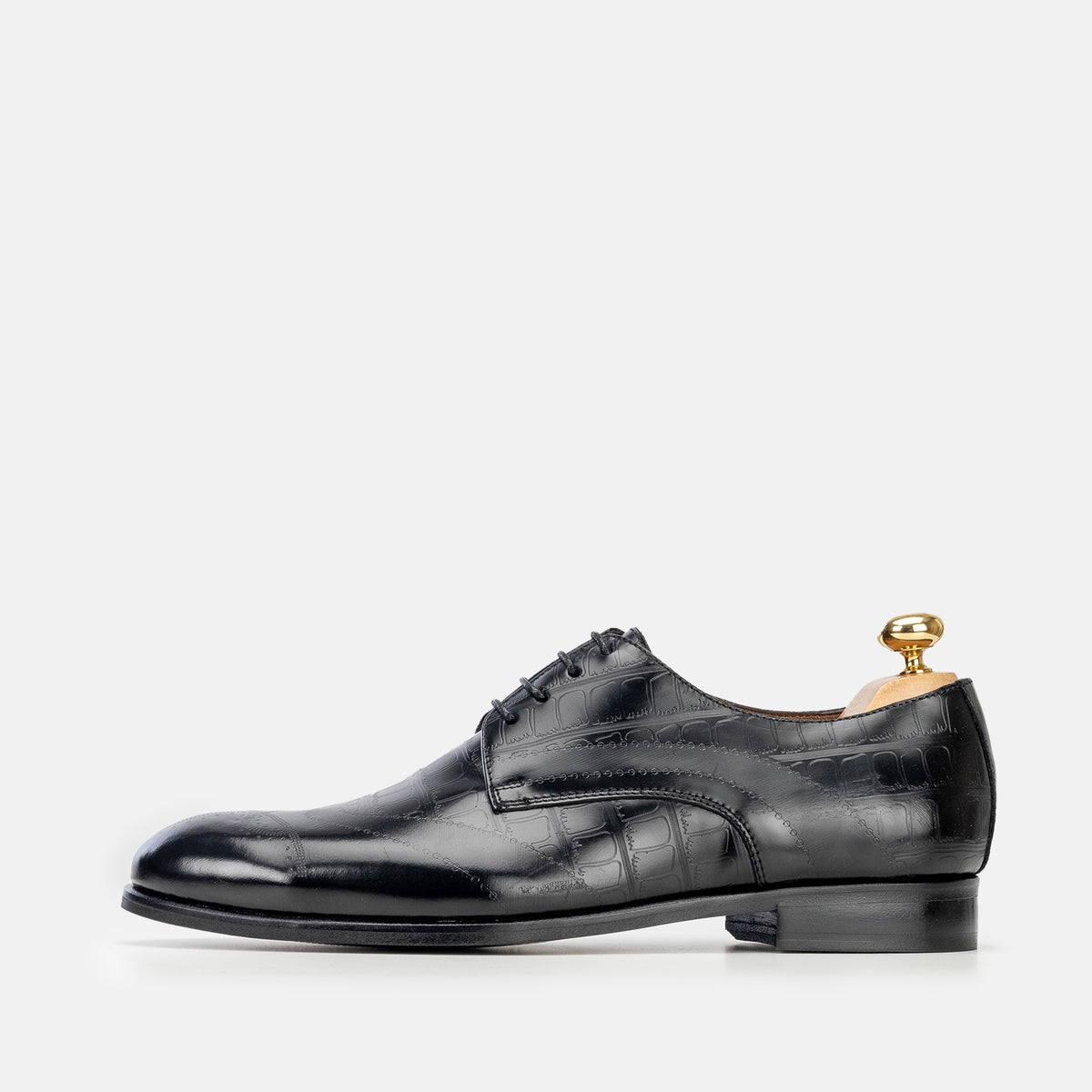 Volzak 5337 chaussure en cuir Démasquable Noir