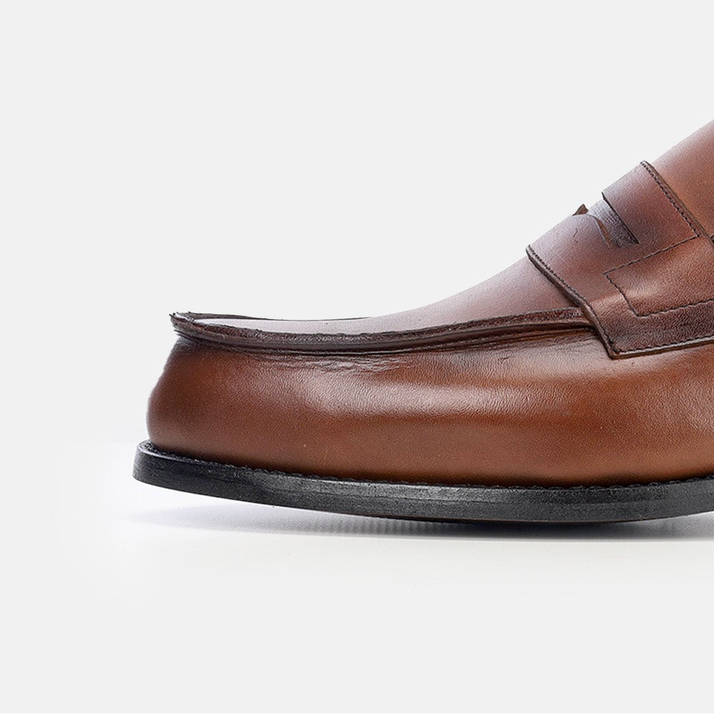 Volzak 5350 chaussure en cuir Marron Vintage