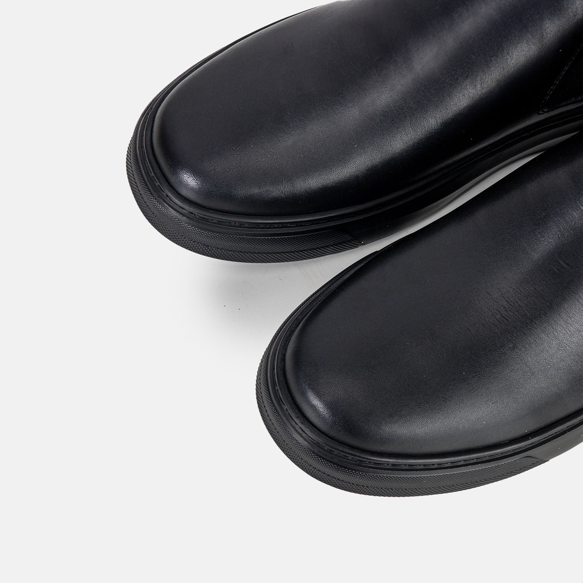Volzak 2187 Black Leather Ankle Boot