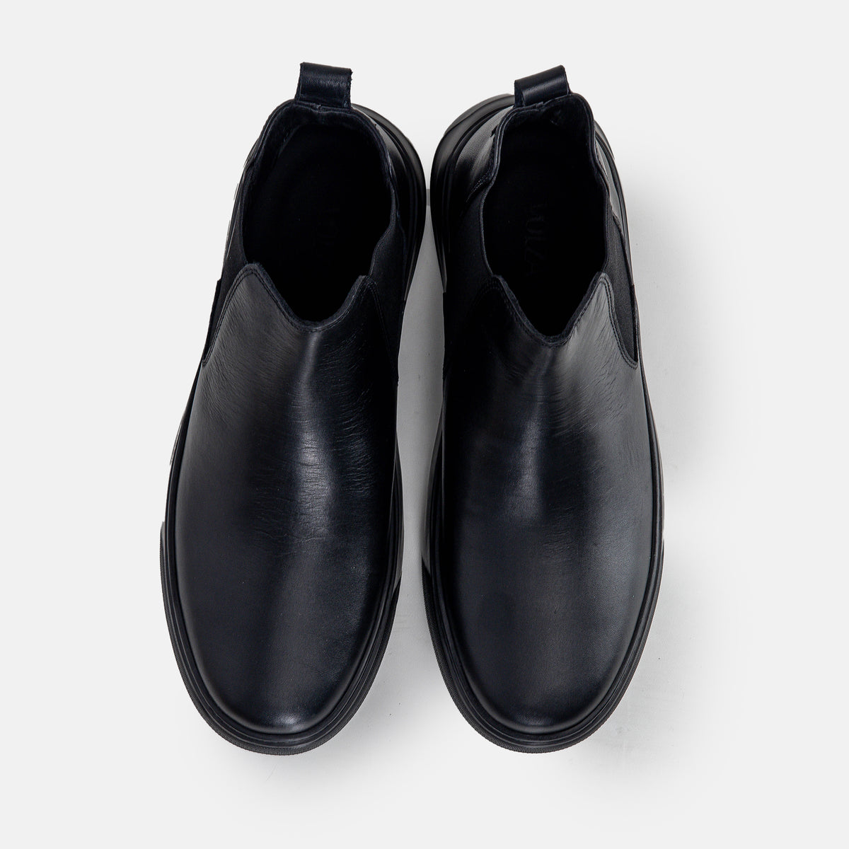 Volzak 2187 Black Leather Ankle Boot