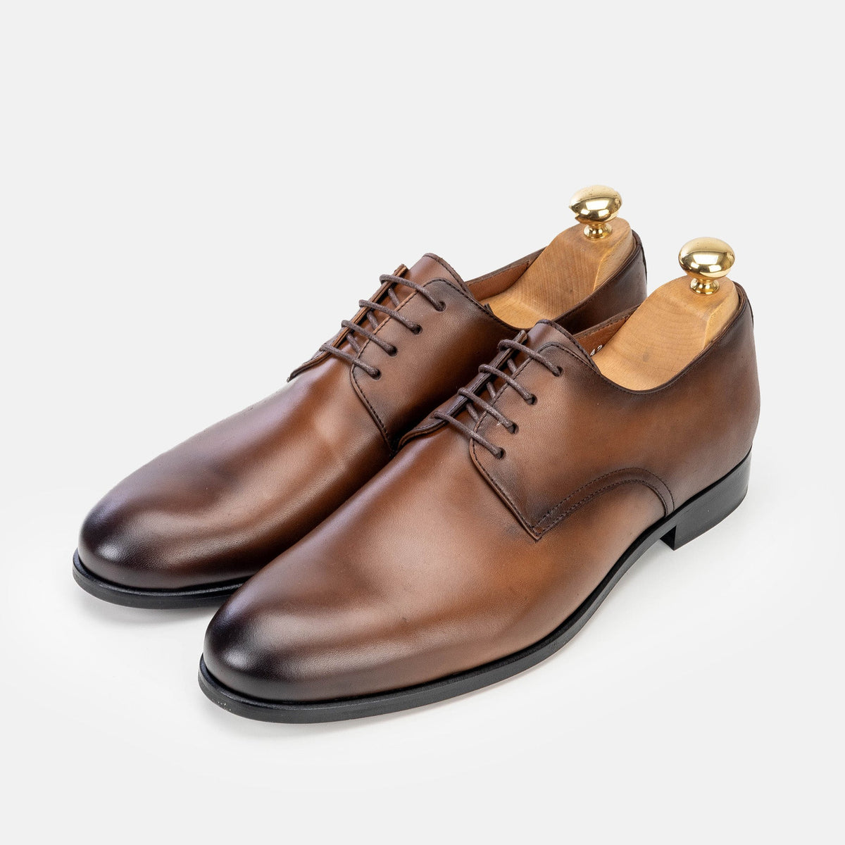 Volzak 5342 chaussure en cuir Marron Vintage