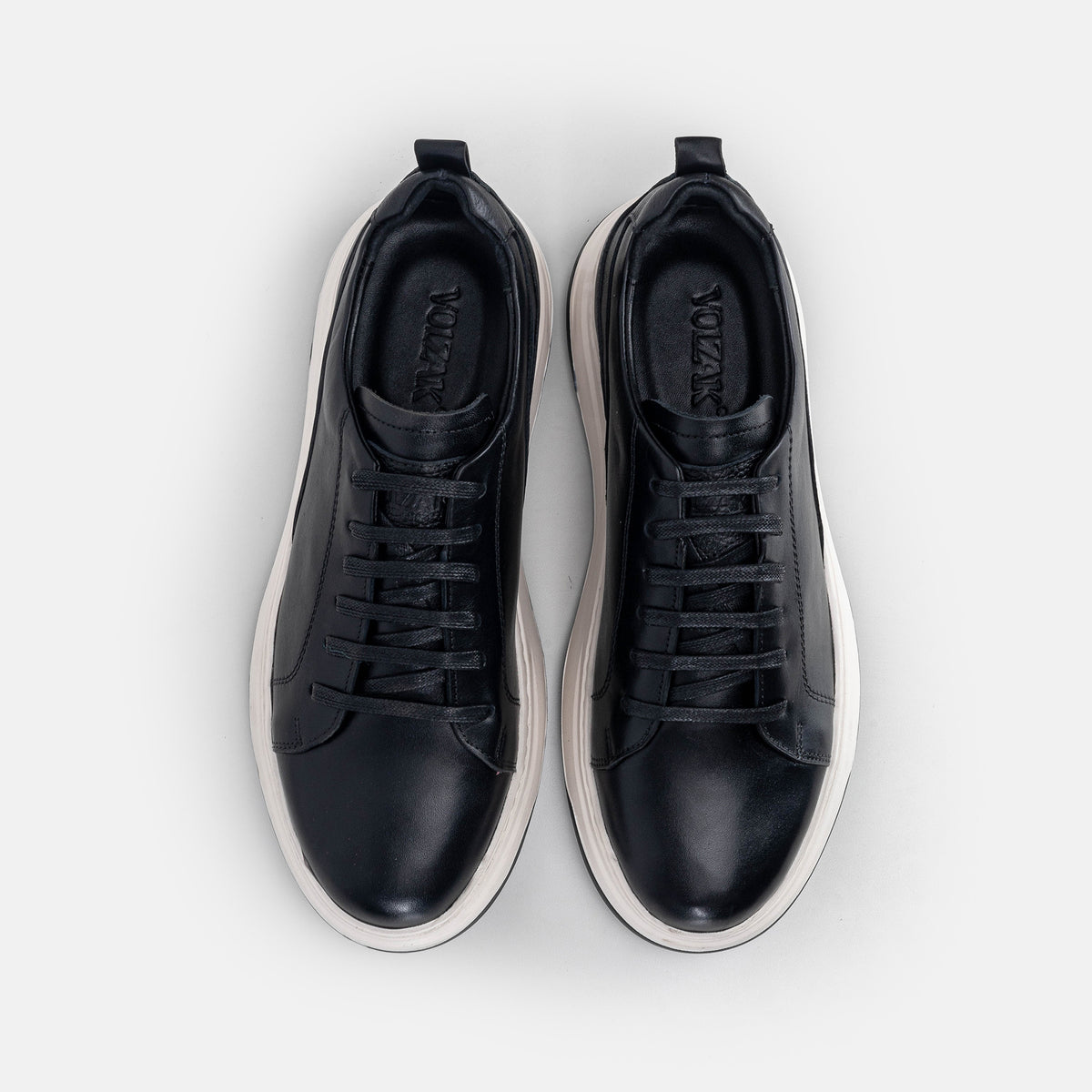Volzak 6092 leather sneaker Black