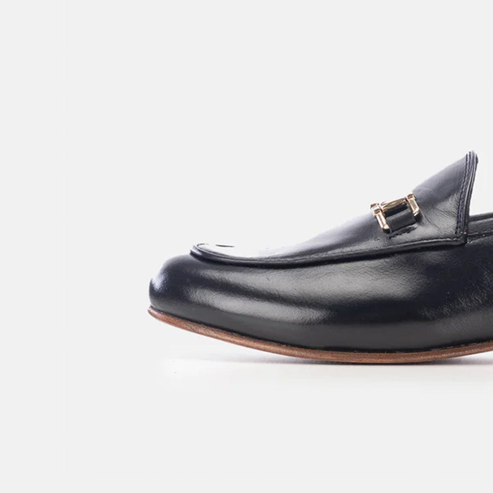 Volzak 100 Black Leather Shoe