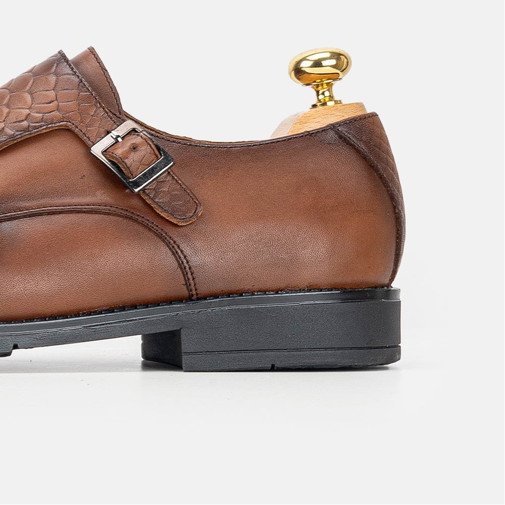 Volzak 5314 chaussure en cuir Marron Vintage