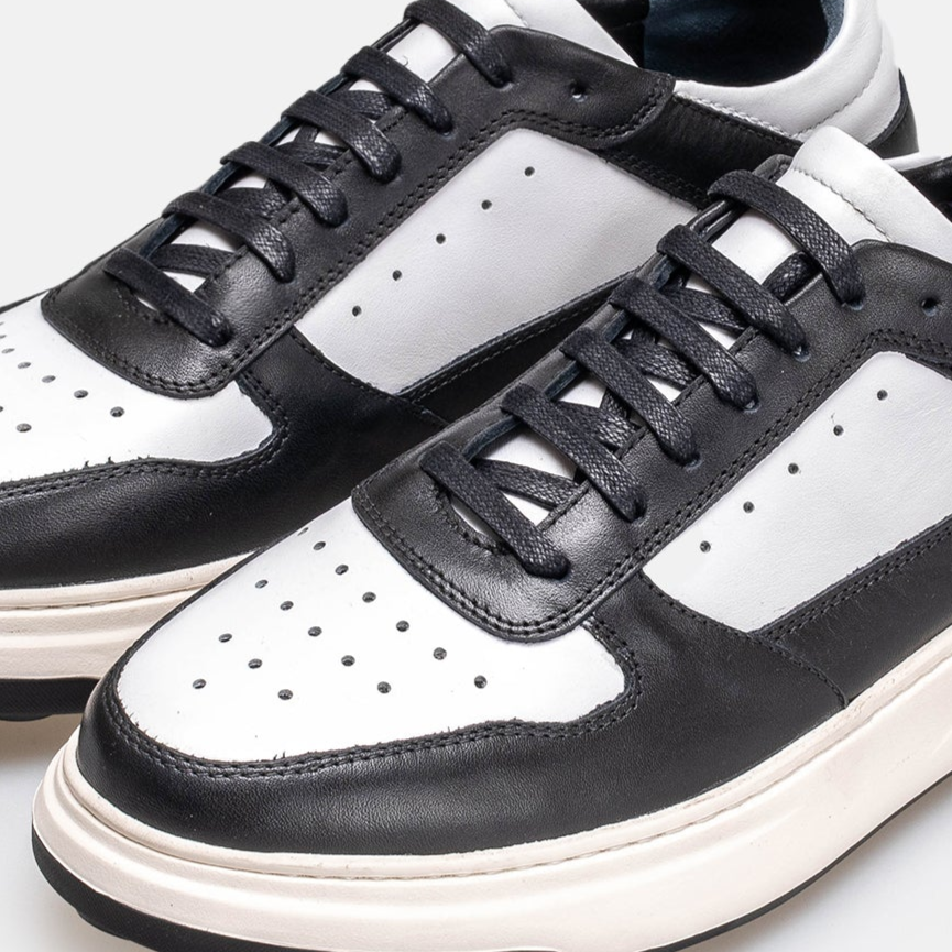Volzak 6095 leather sneaker Black