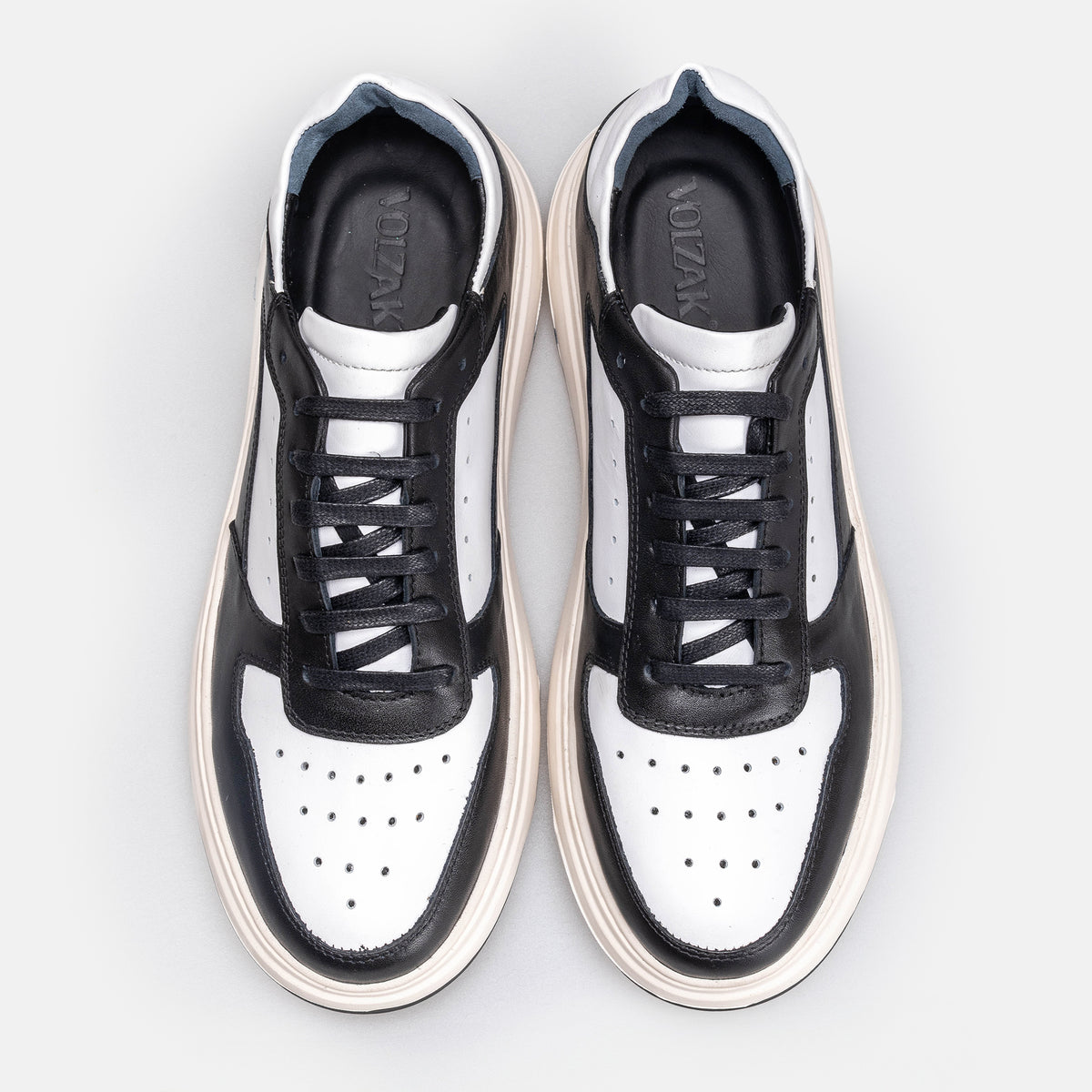 Volzak 6095 leather sneaker Black