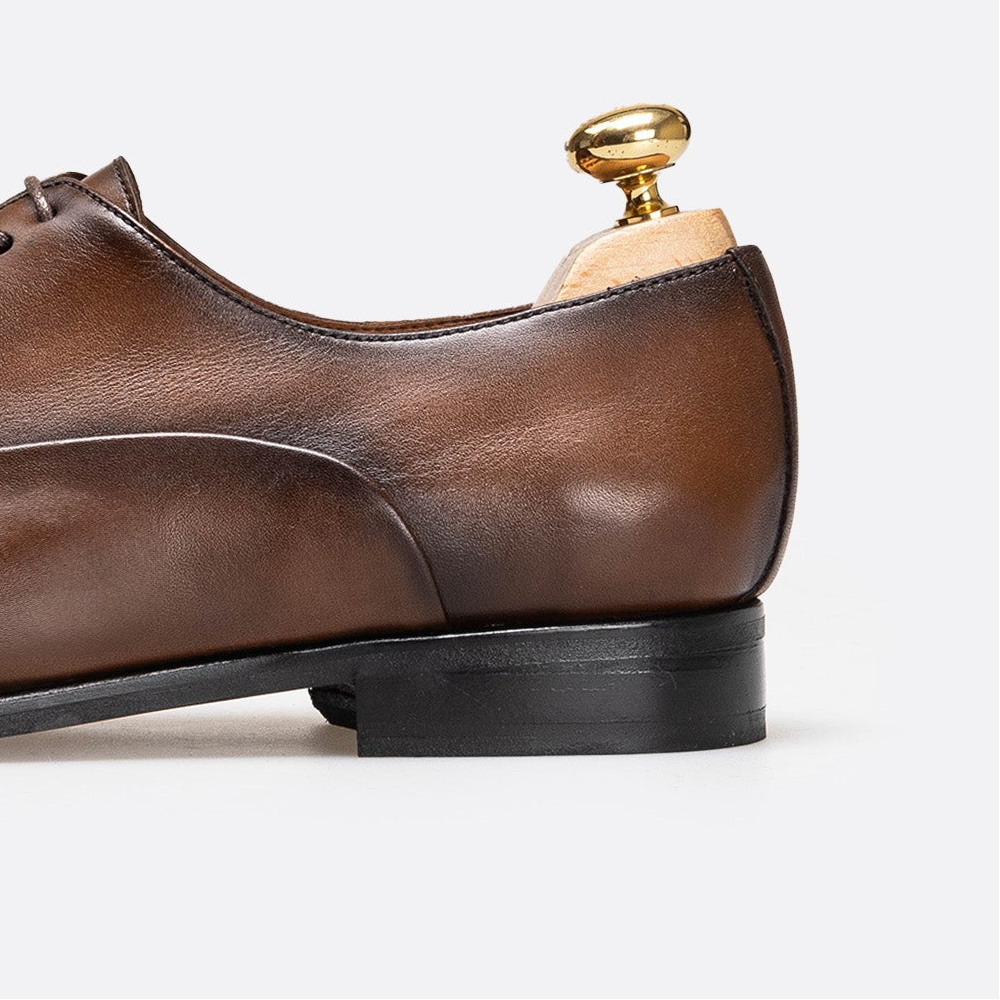 Volzak 5344 chaussure en cuir Marron Vintage