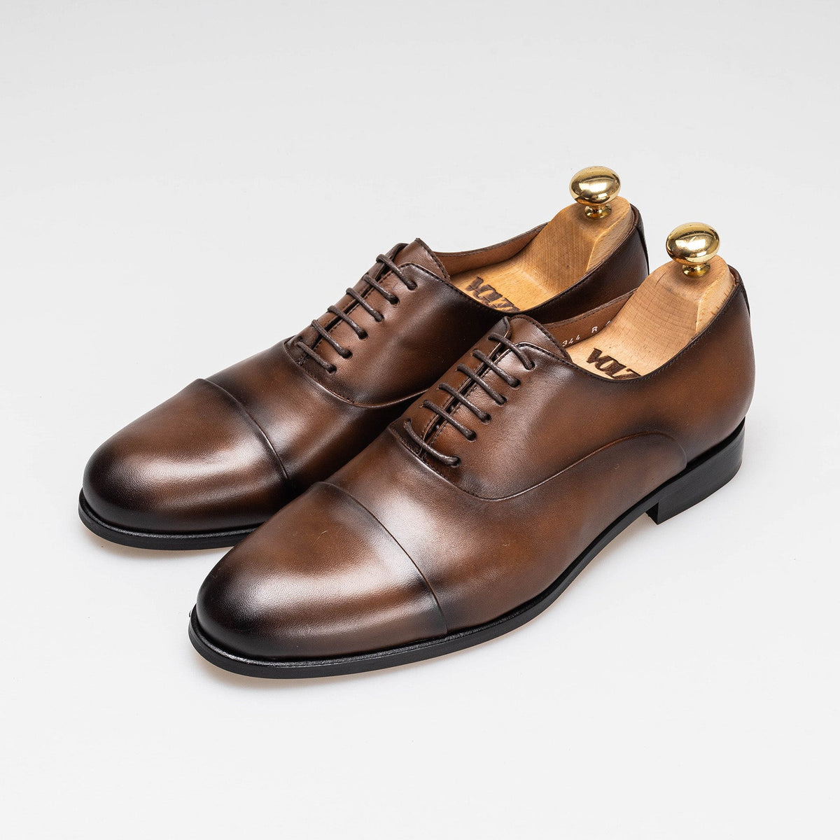 Volzak 5344 chaussure en cuir Marron Vintage