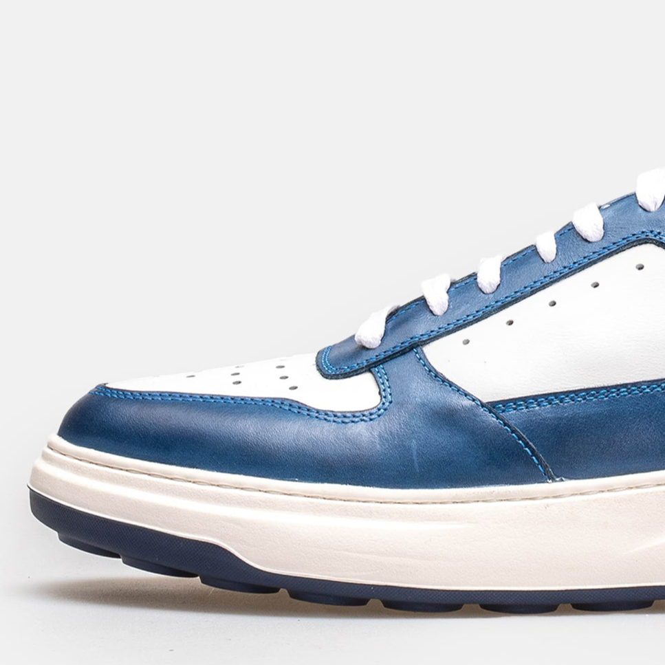 Volzak 6095 leather sneaker Blue