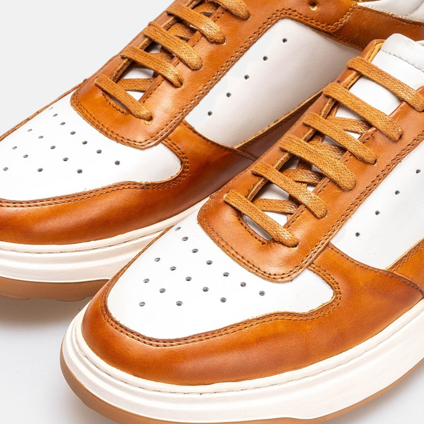 Volzak 6095 Camel leather sneaker