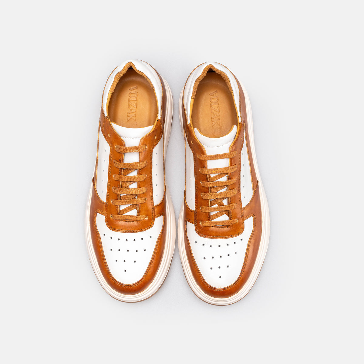 Volzak 6095 Camel leather sneaker