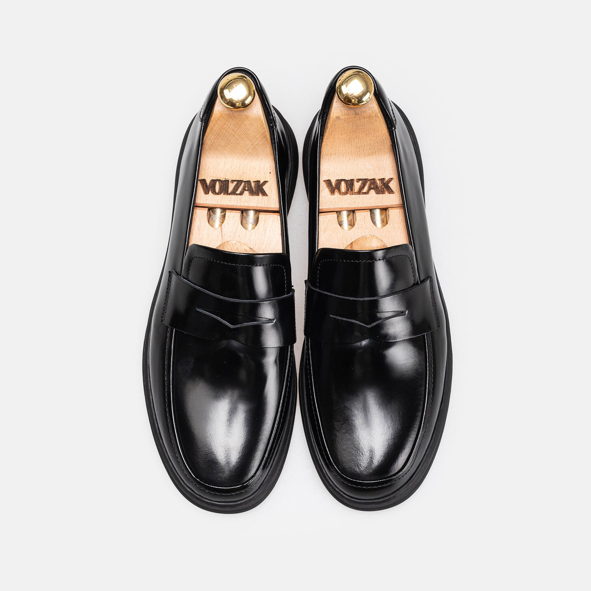 Volzak 3075 chaussure en cuir Démasquable Noir