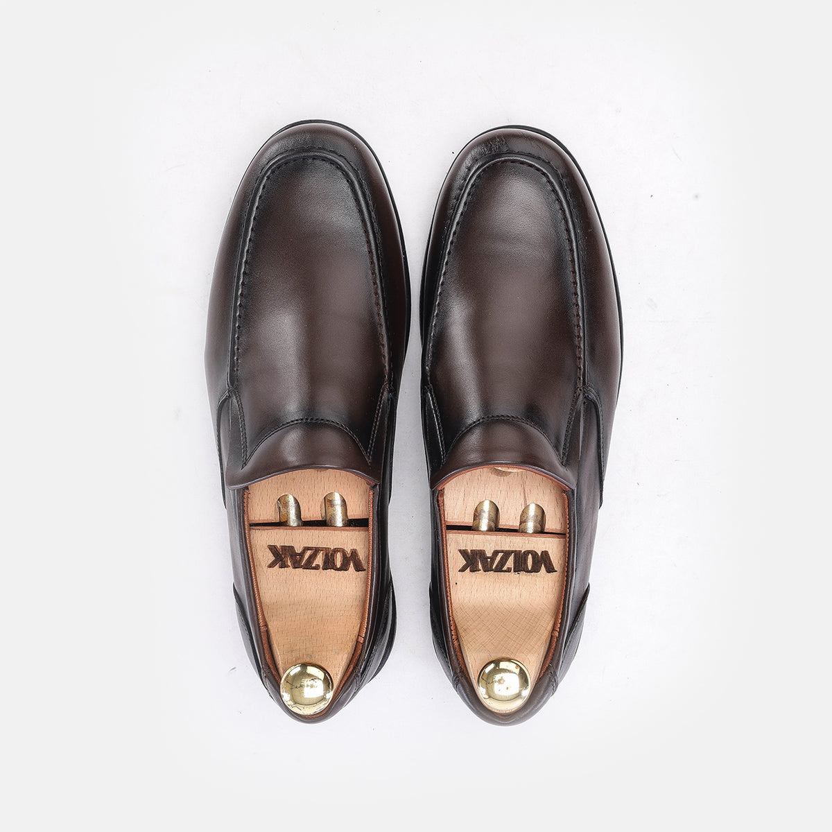 Volzak 5163 brown leather shoe