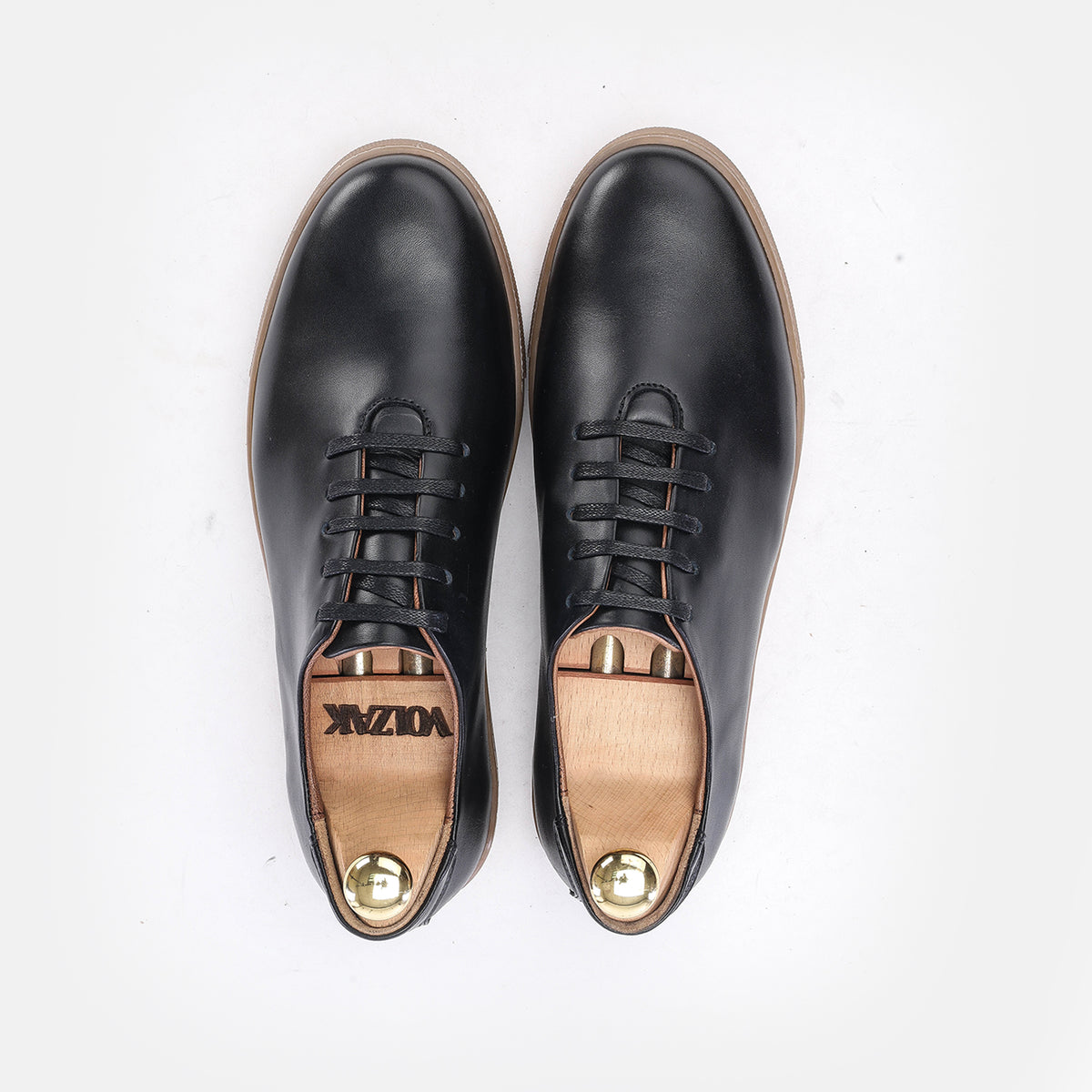 Volzak 5168 black leather shoe
