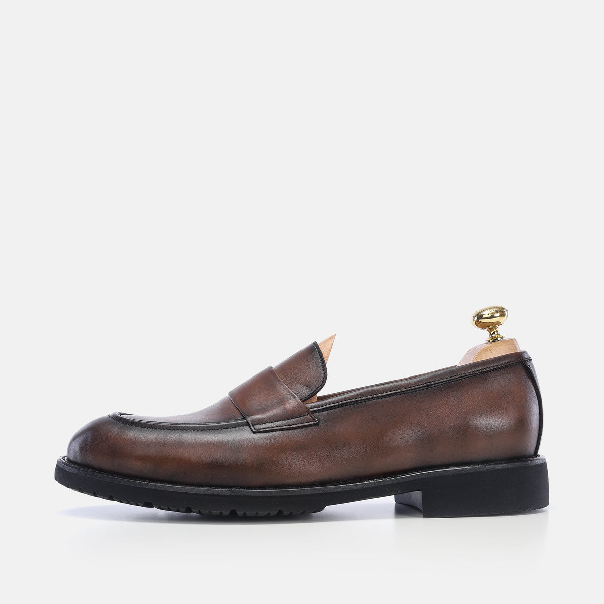 Volzak 5162 vintage brown leather shoe