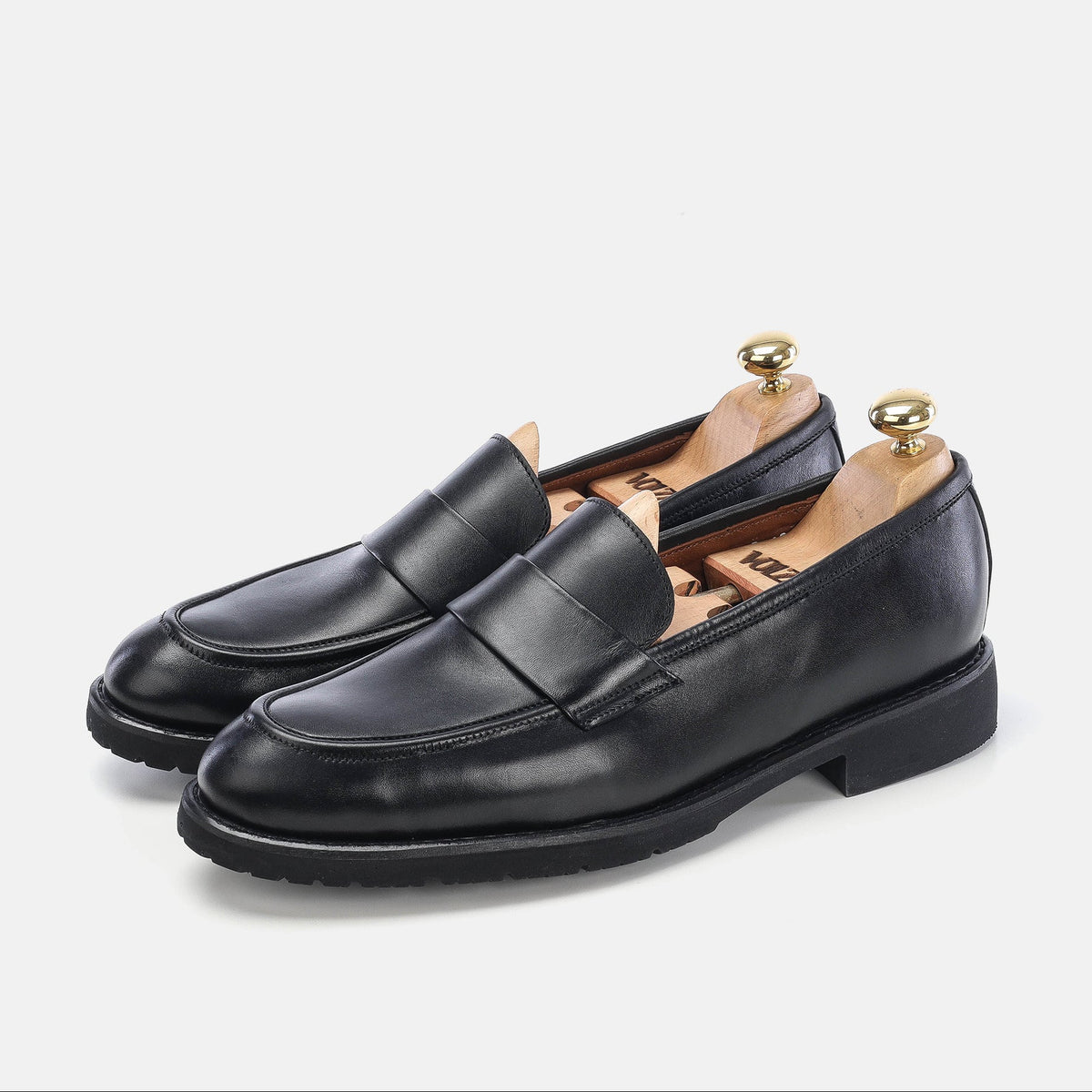 Volzak 5162 black leather shoe