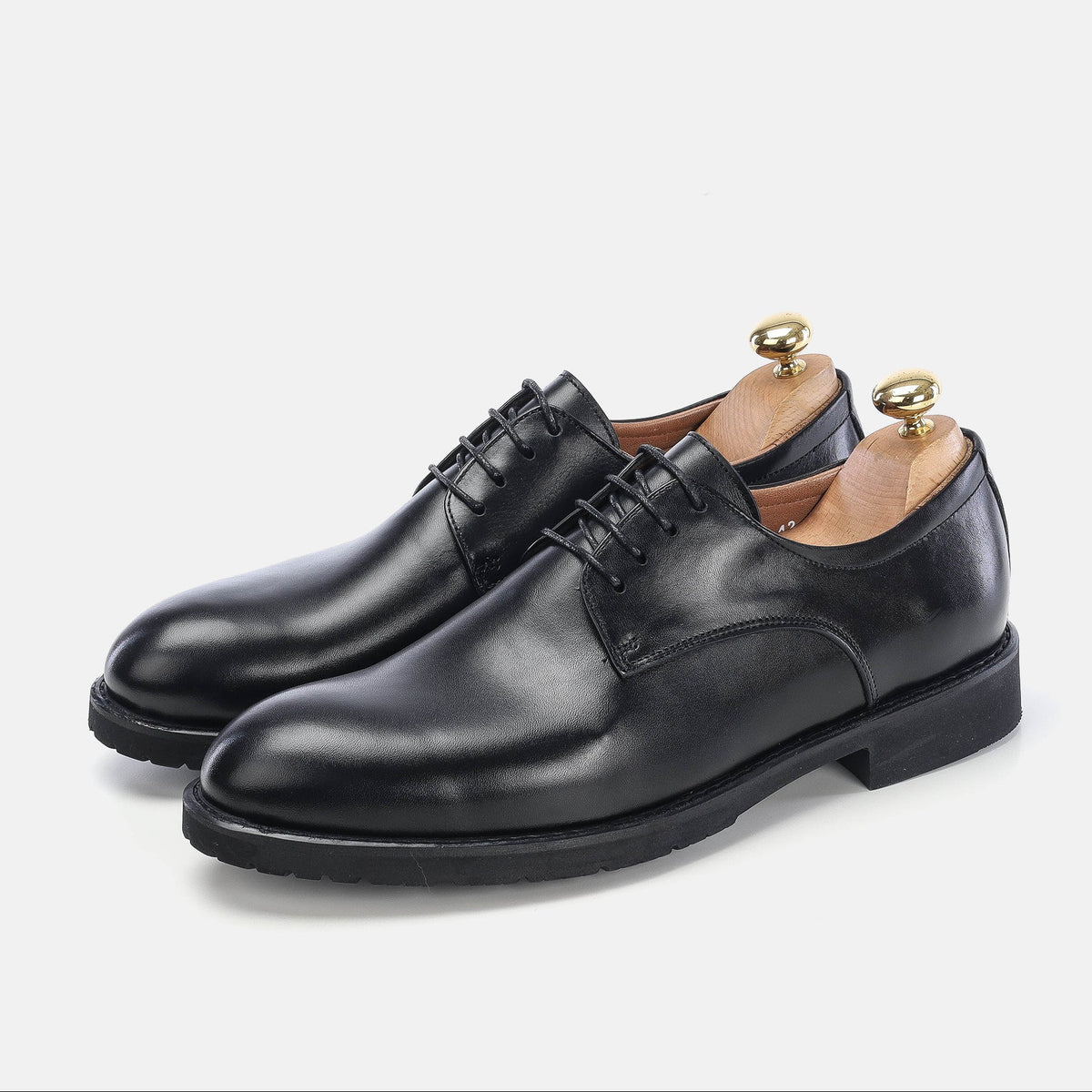 Volzak 5165 black leather shoe