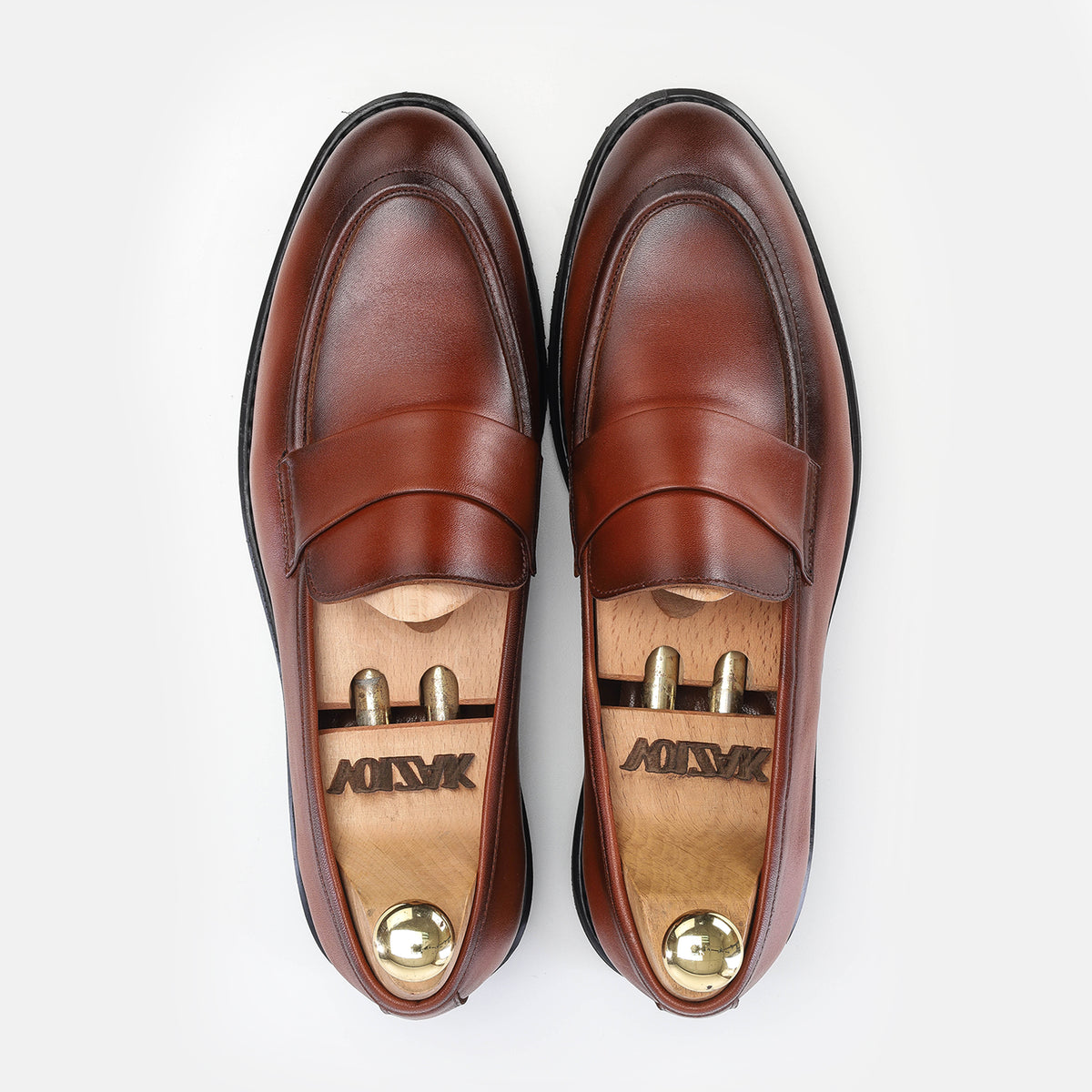 Volzak 5162 camel leather shoe