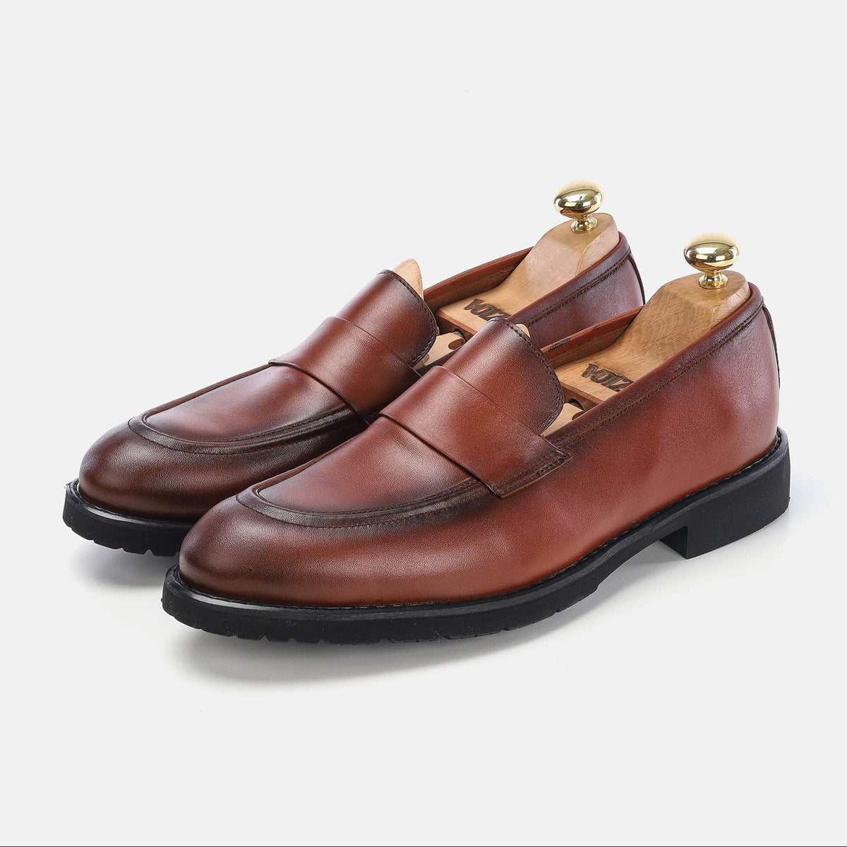 Volzak 5162 camel leather shoe