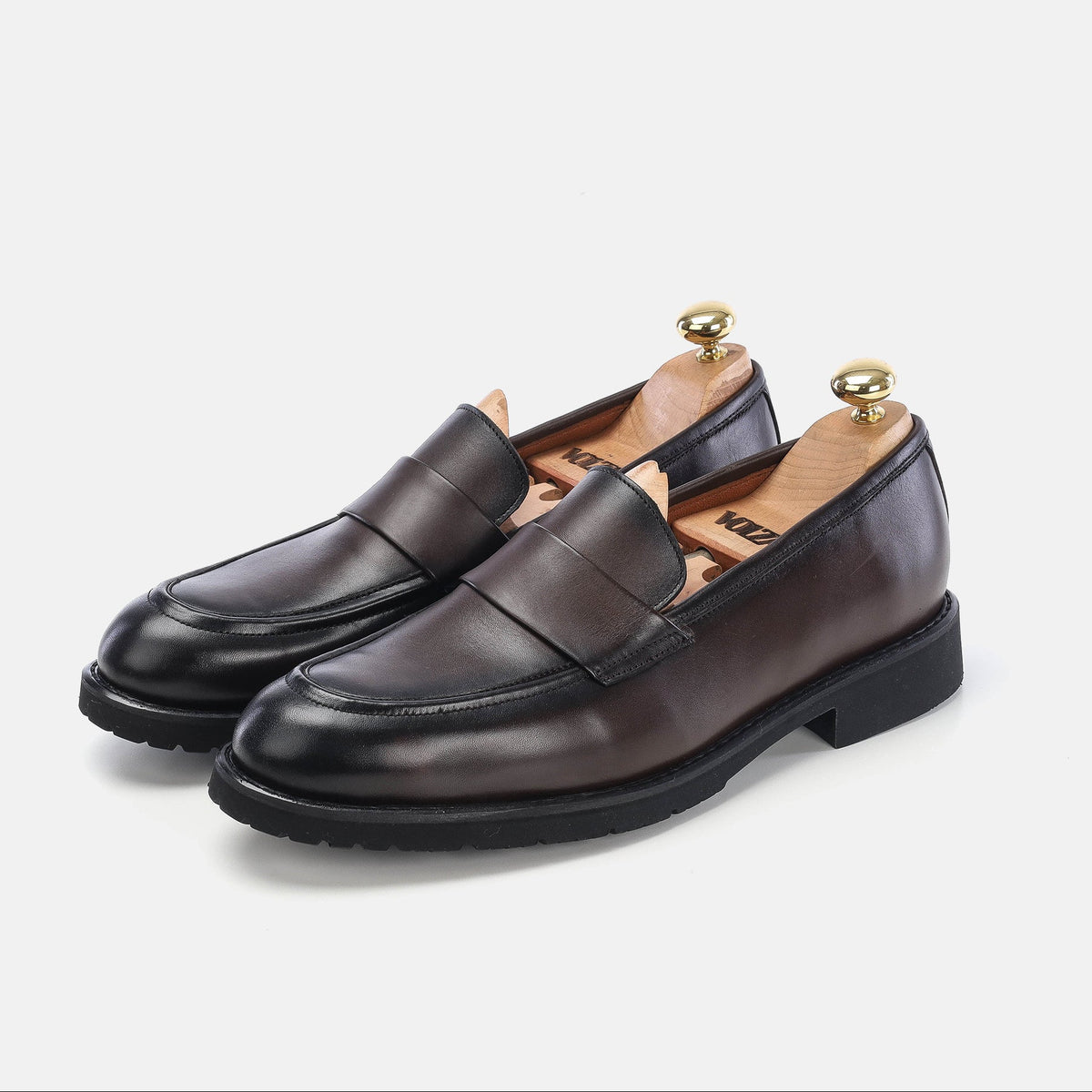 Volzak 5162 brown leather shoe